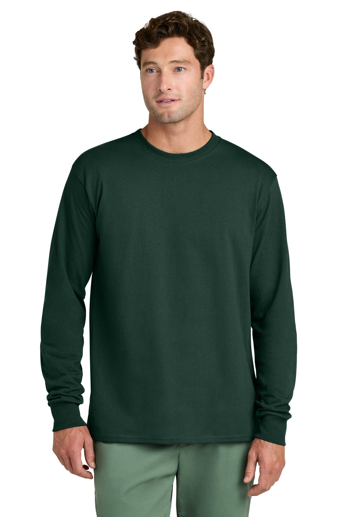 Port & Co ®  Long Sleeve Core Cotton Tee. PC54LS