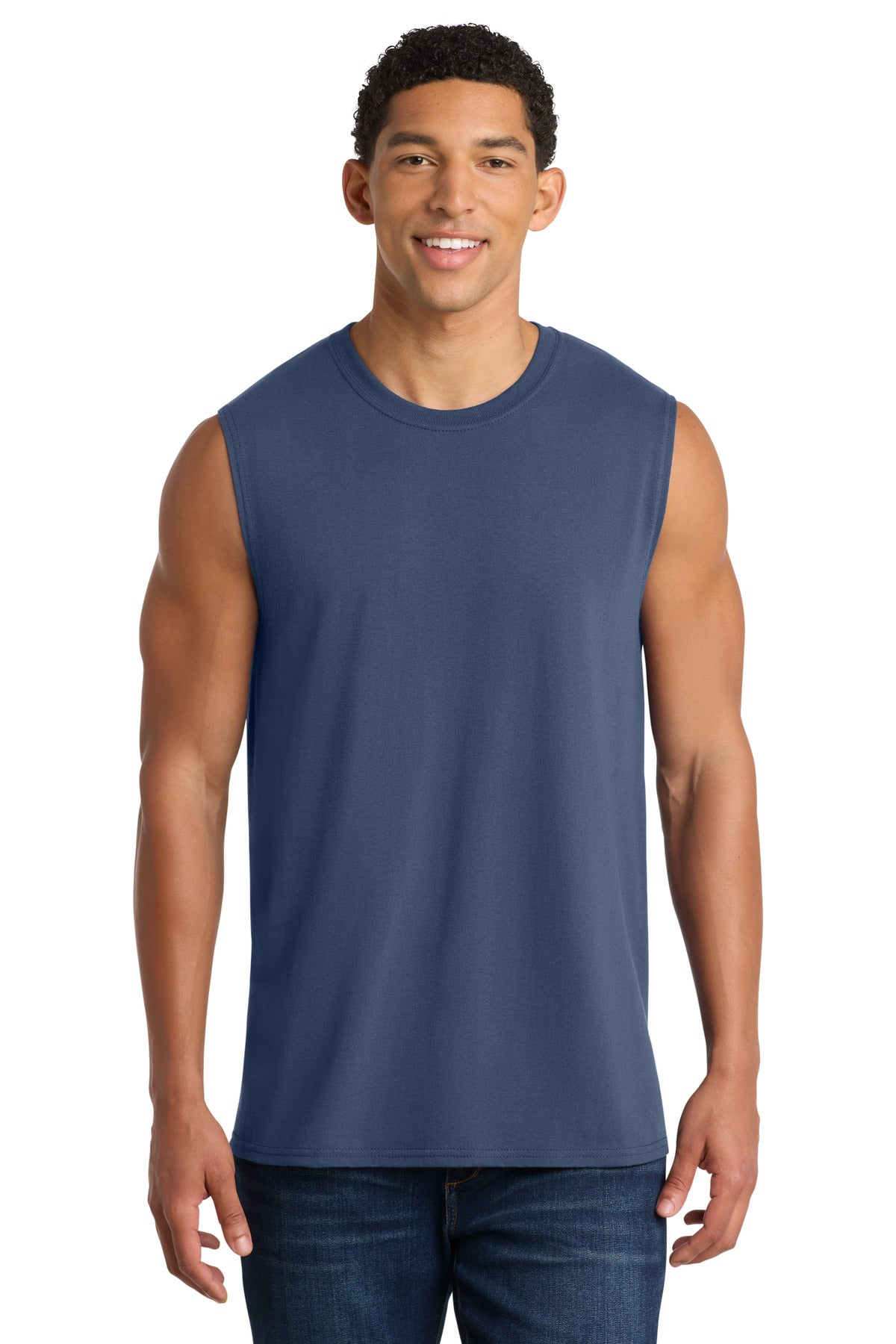 Port & Co ®  Core Cotton Sleeveless Tee. PC54SL