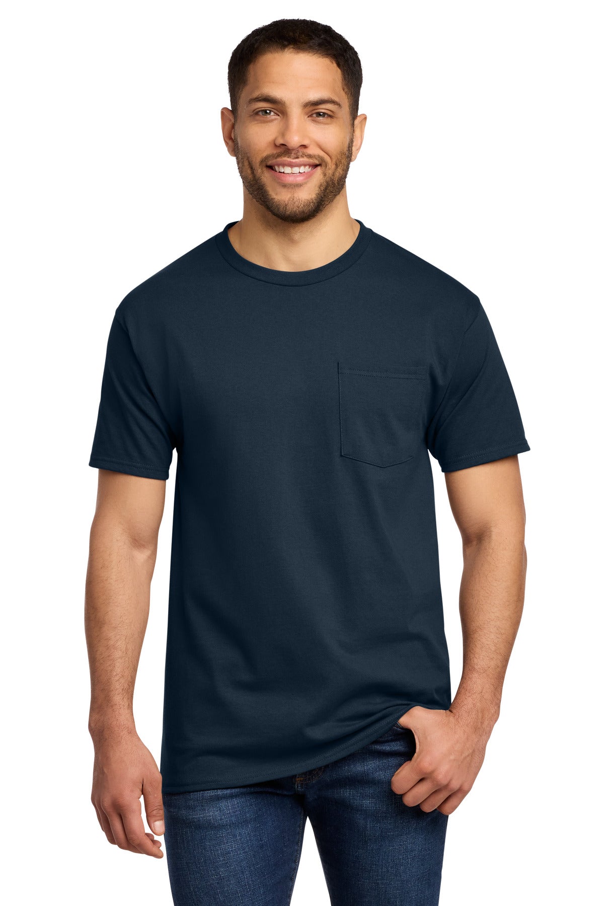 Port & Co ®  Tall Essential Pocket Tee. PC61PT