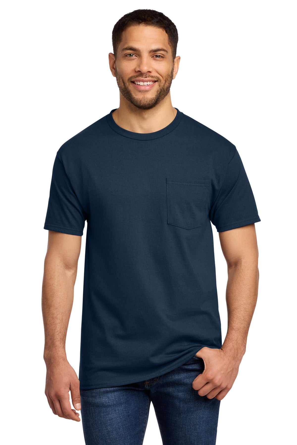 Port & Co ®  Tall Essential Pocket Tee. PC61PT