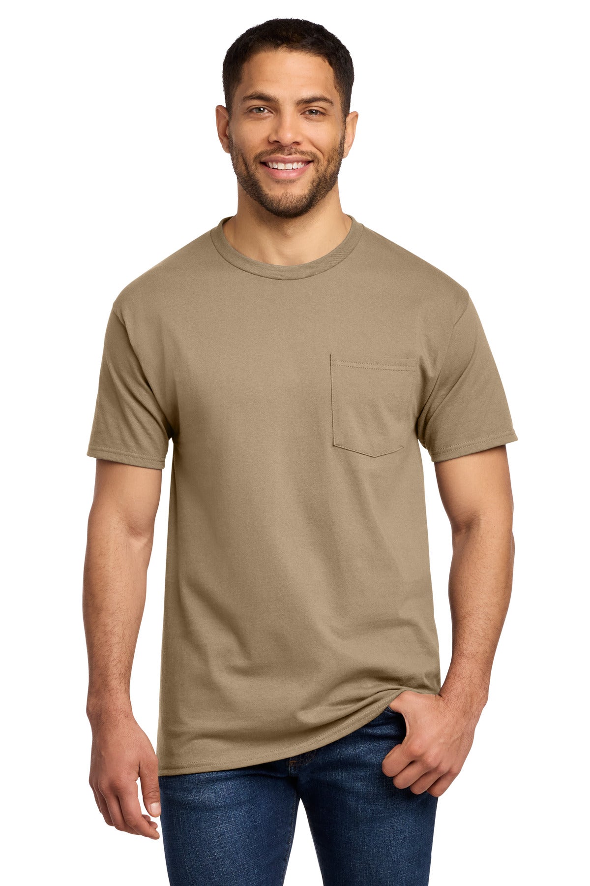 Port & Co ®  Essential Pocket Tee. PC61P
