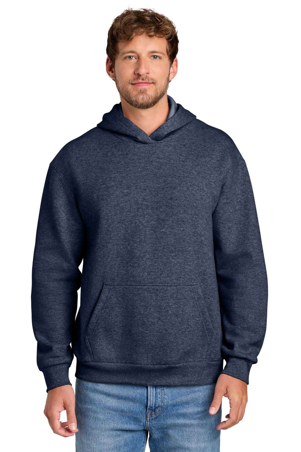 Port & Co ®  Easy Fleece Pullover Hooded Sweatshirt PC68H