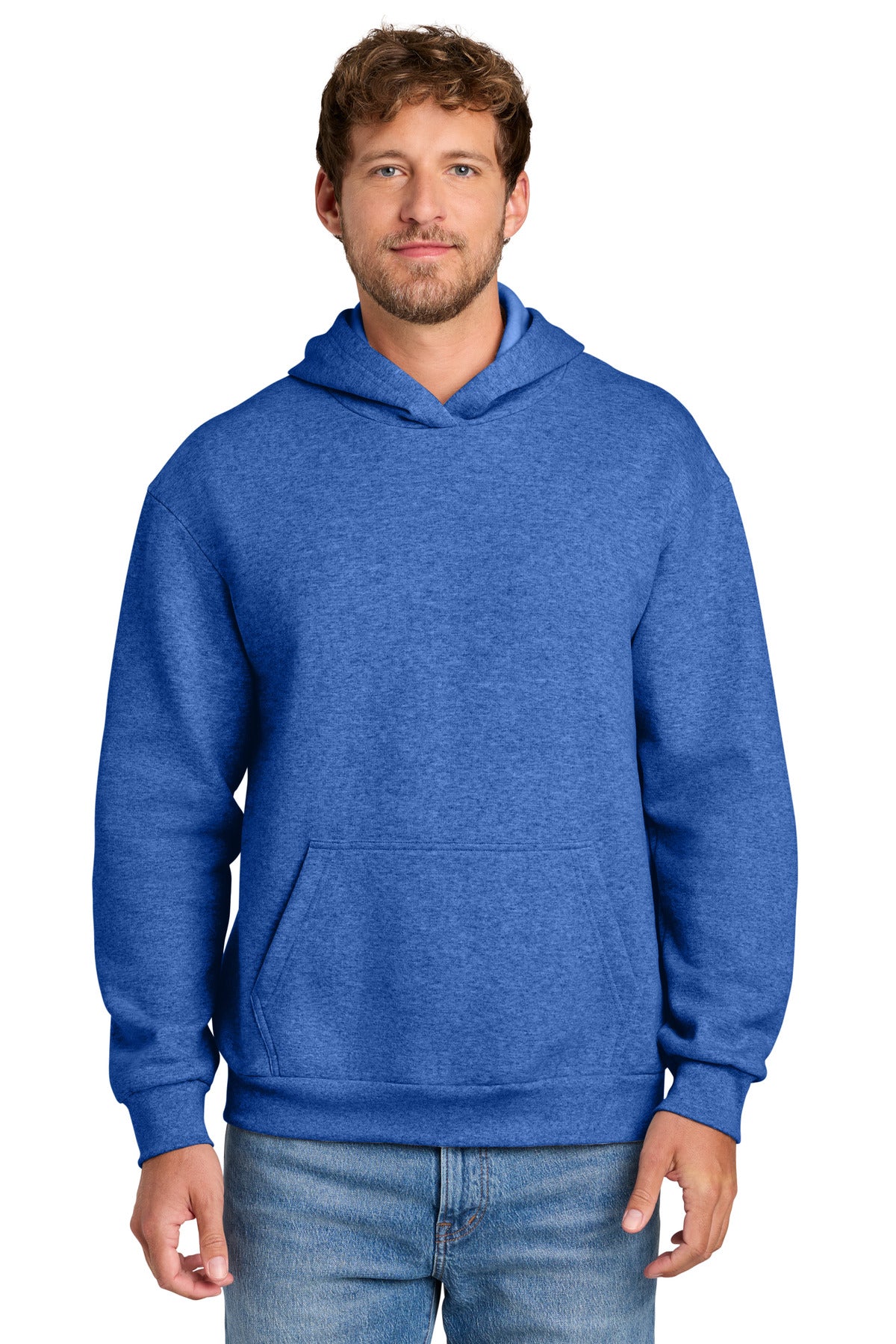 Port & Co ®  Easy Fleece Pullover Hooded Sweatshirt PC68H