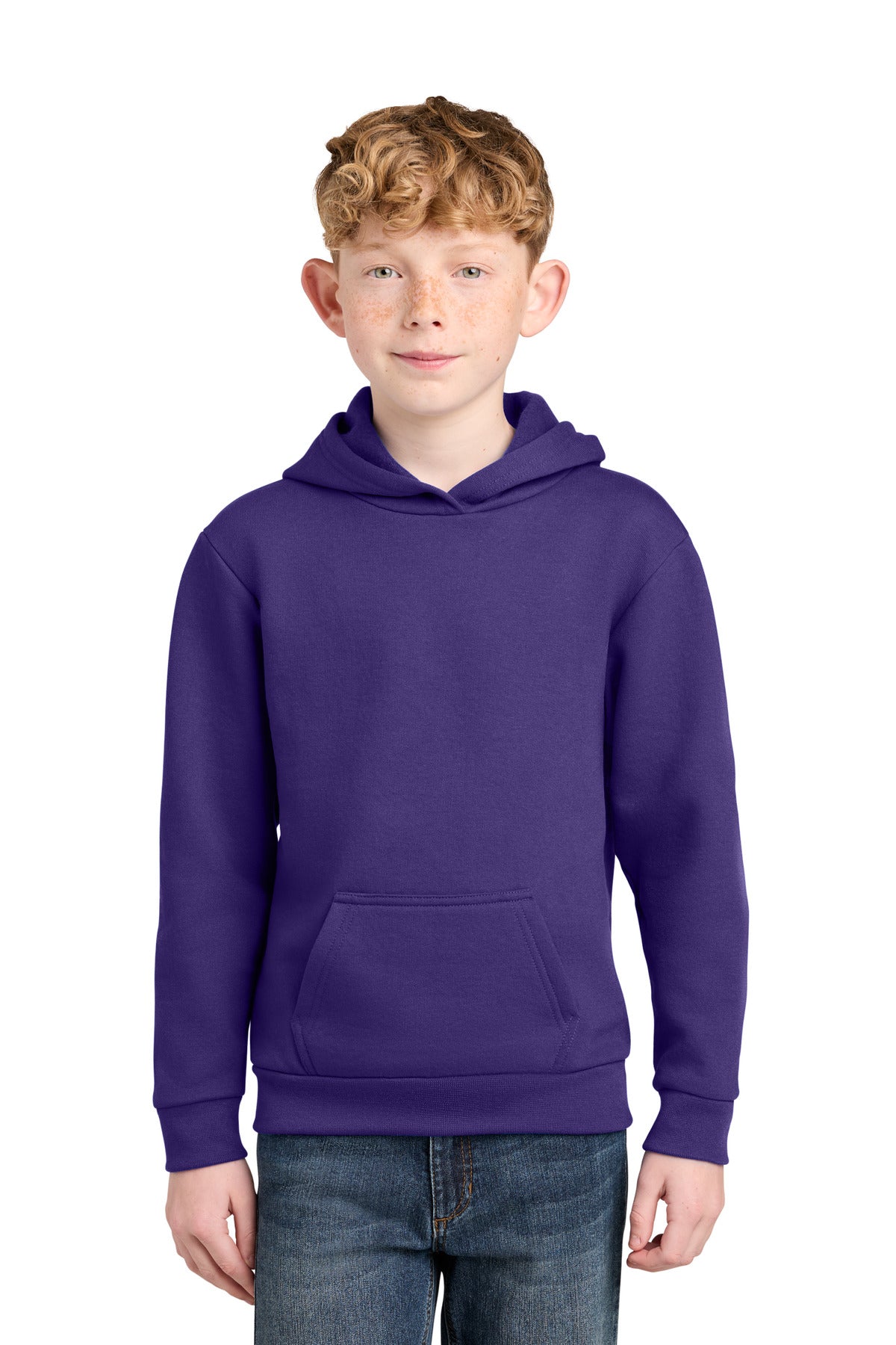 Port & Co ®  Youth Easy Fleece Pullover Hooded Sweatshirt PC68YH