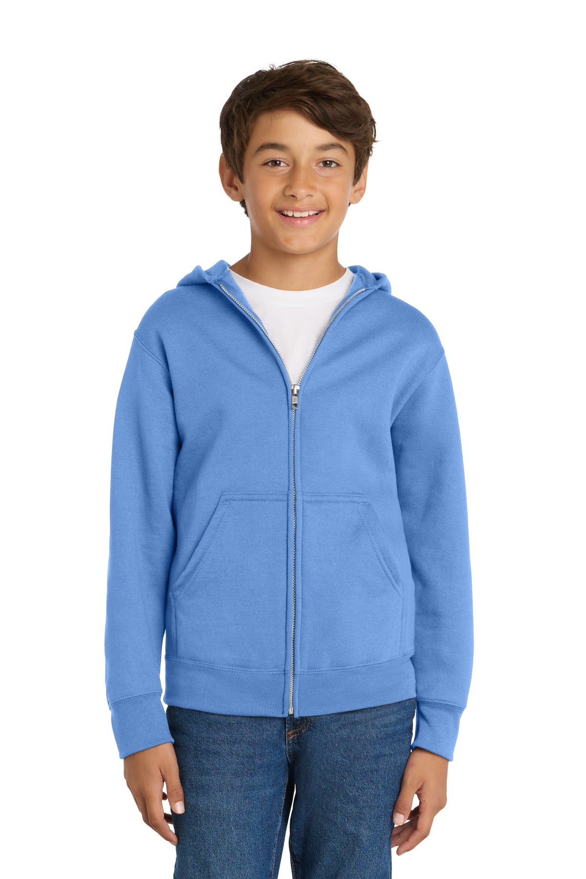Port & Co ®  Youth Core Fleece Full-Zip Hooded Sweatshirt PC78YZH