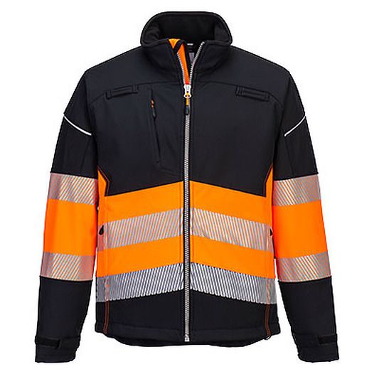 PW3 Hi-Vis Class 1 Softshell (3L) - PW375