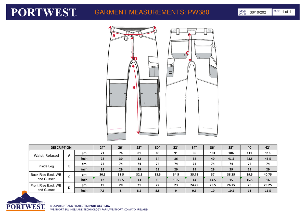 PW3 Women's Flex Work Pants - PW380