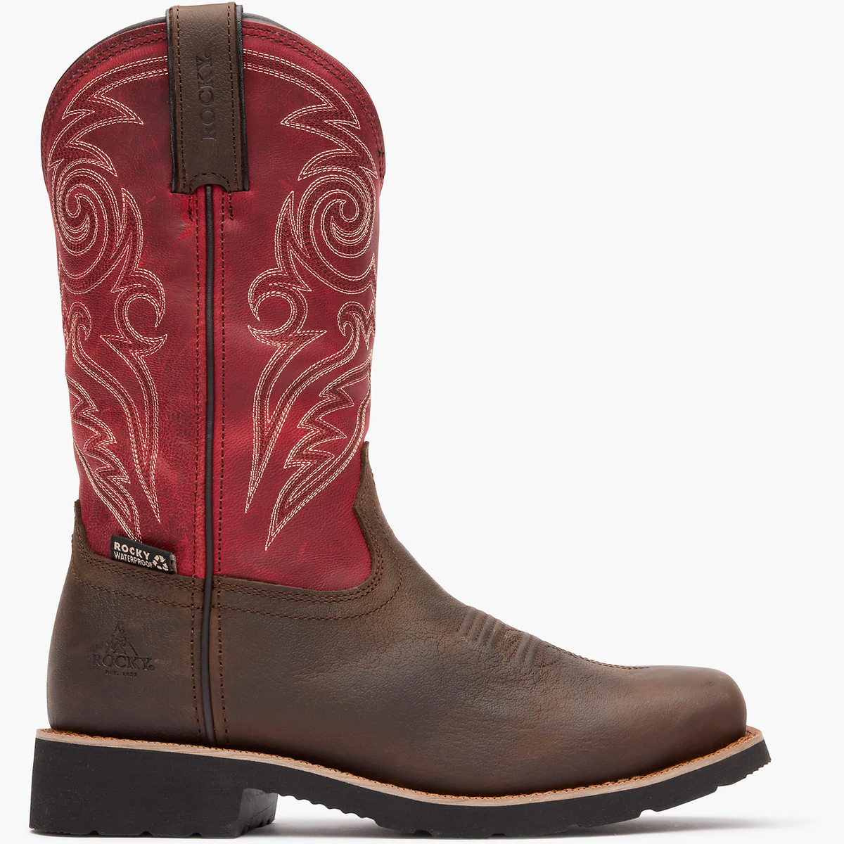 Rocky Women’s MonoCrepe 11” Steel Toe Western Boot - RKW0444