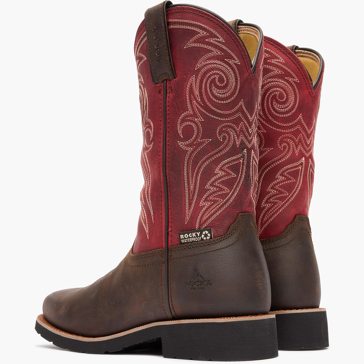 Rocky Women’s MonoCrepe 11” Steel Toe Western Boot - RKW0444