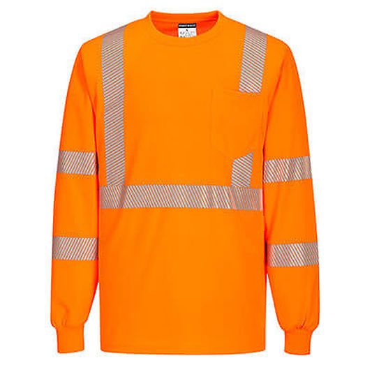 Hi-Vis Segmented Tape T-Shirt L/S - S195