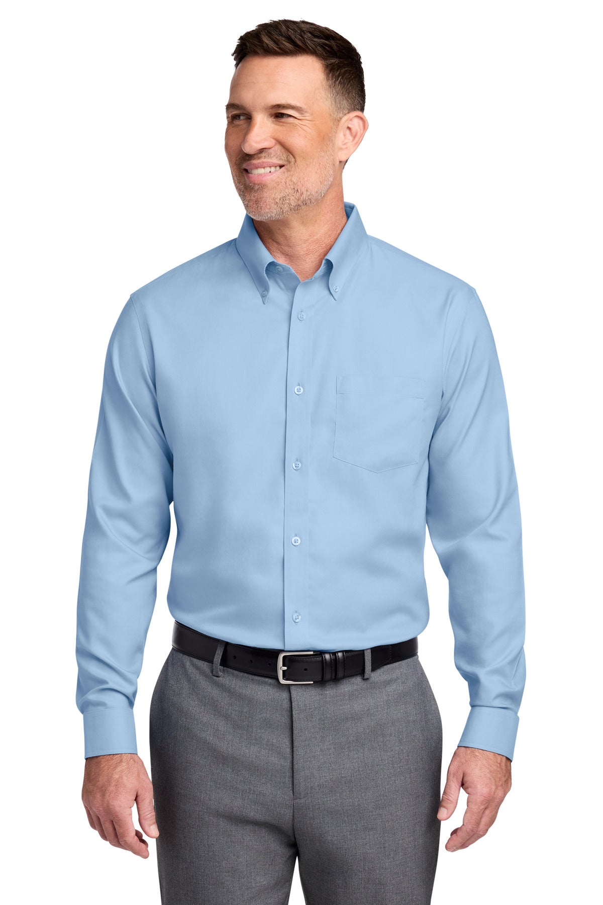 Brooks Brothers ®  Tall Wrinkle-Free Stretch Nailhead Shirt TBB18002