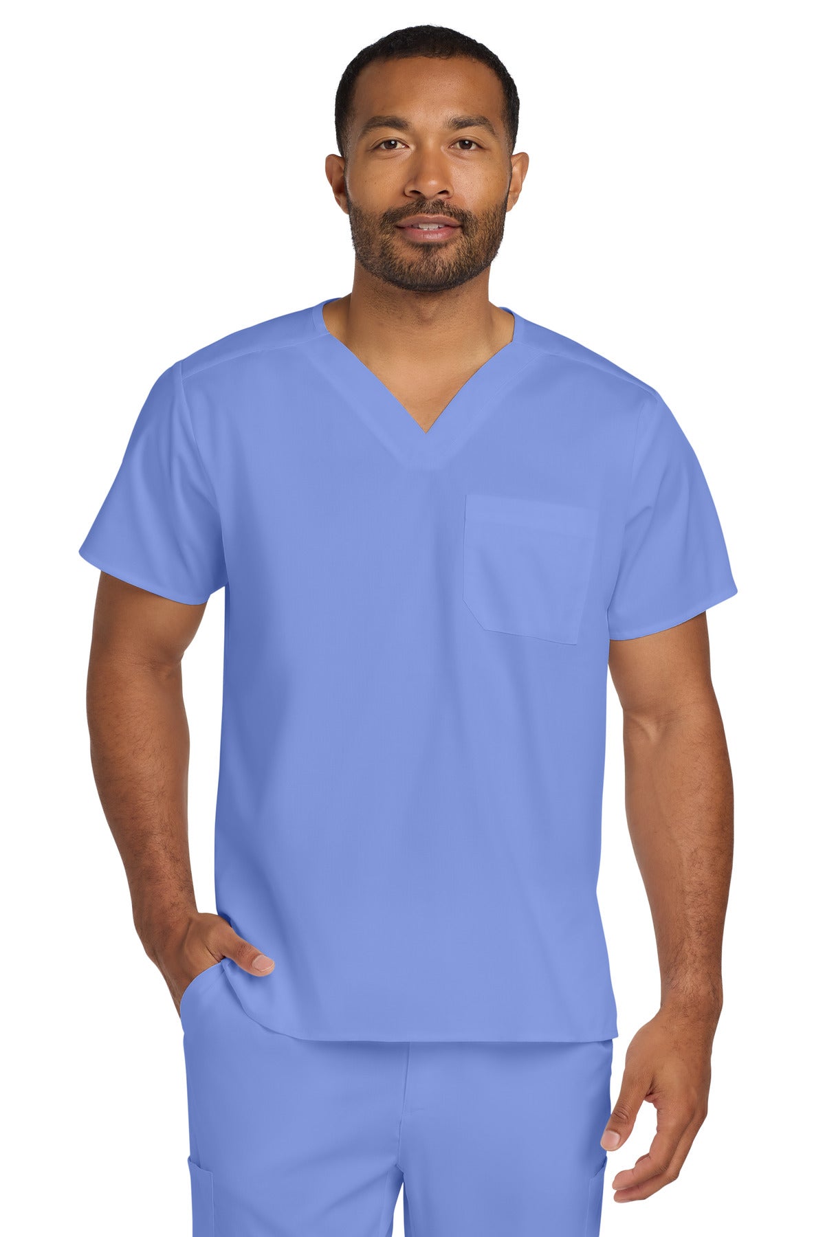 Wink ®  Unisex WorkFlex Chest Pocket V-Neck Top WW3160