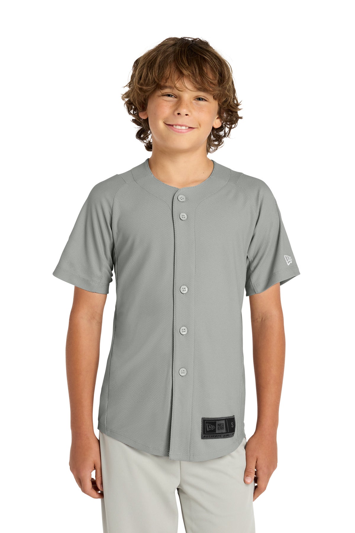 New Era  ®  Youth Diamond Era Full-Button Jersey. YNEA220
