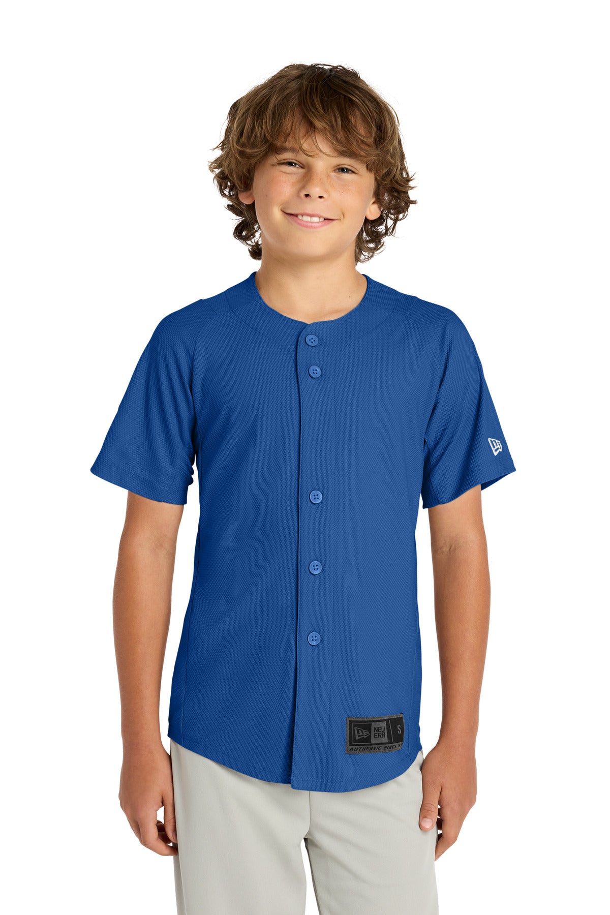 New Era  ®  Youth Diamond Era Full-Button Jersey. YNEA220