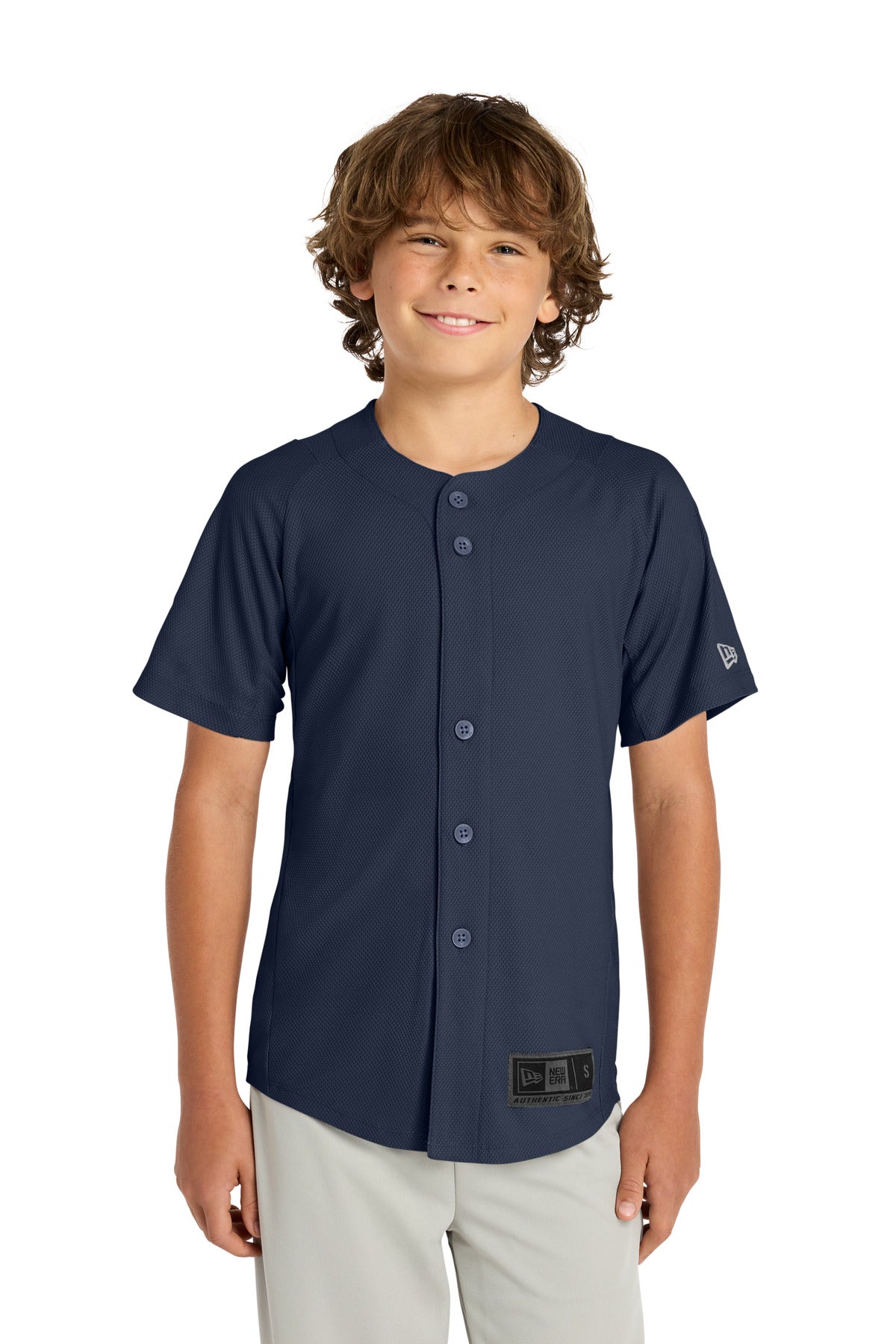 New Era  ®  Youth Diamond Era Full-Button Jersey. YNEA220