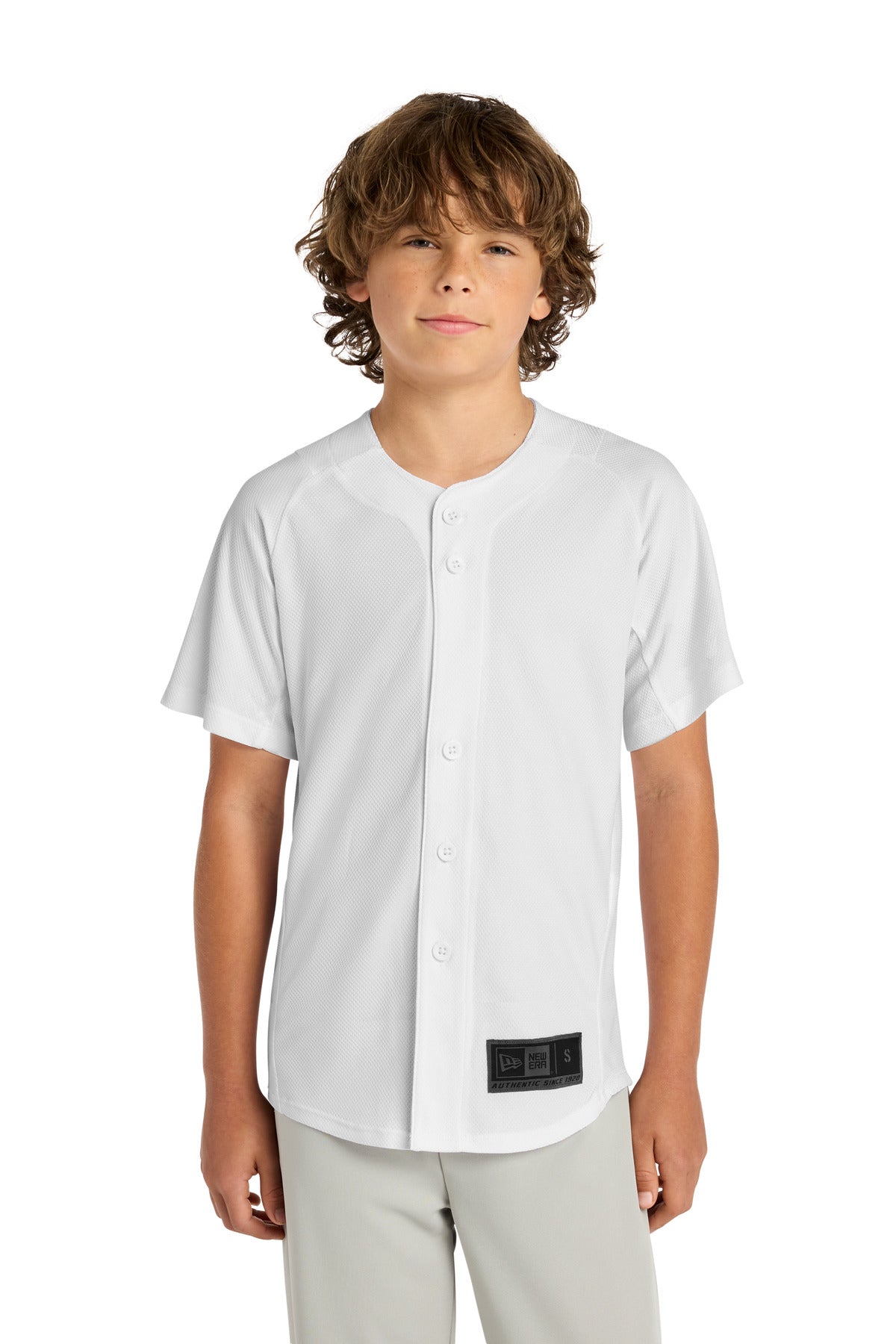 New Era  ®  Youth Diamond Era Full-Button Jersey. YNEA220