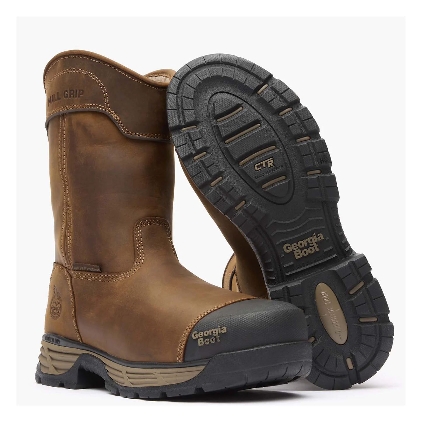 Georgia Boot Durablend Edge 10" Waterproof Alloy Toe Pull On Work Boot - GB00664