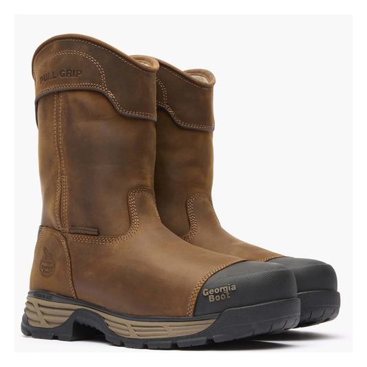 Georgia Boot Durablend Edge 10" Waterproof Alloy Toe Pull On Work Boot - GB00664